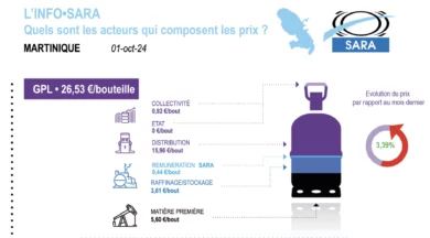 prix carburant antilles guyane octobre 2024